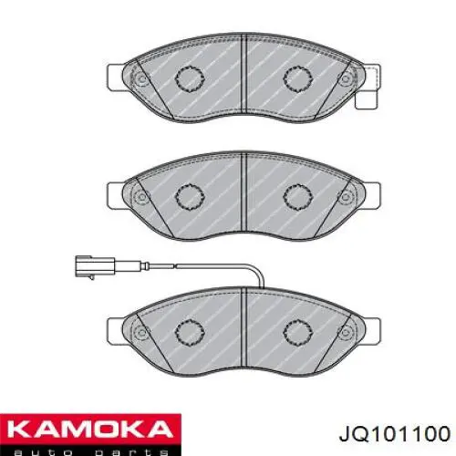 Передние тормозные колодки JQ101100 Kamoka