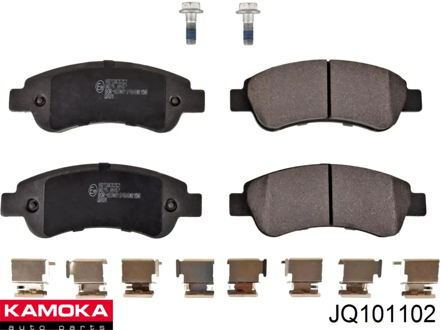 JQ101102 Kamoka колодки тормозные задние дисковые