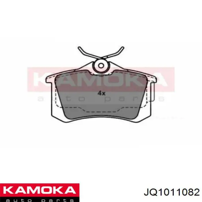 JQ1011082 Kamoka колодки тормозные задние дисковые