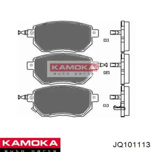 JQ101113 Kamoka Колодки передние