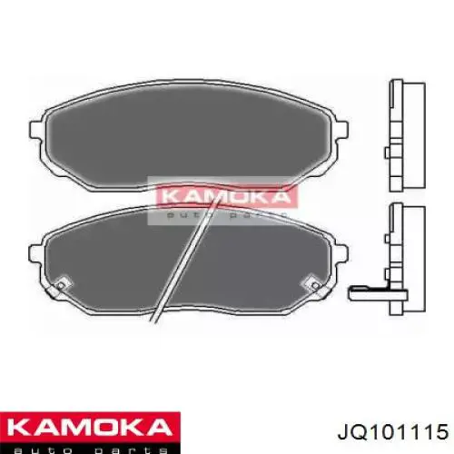 Передние тормозные колодки JQ101115 Kamoka