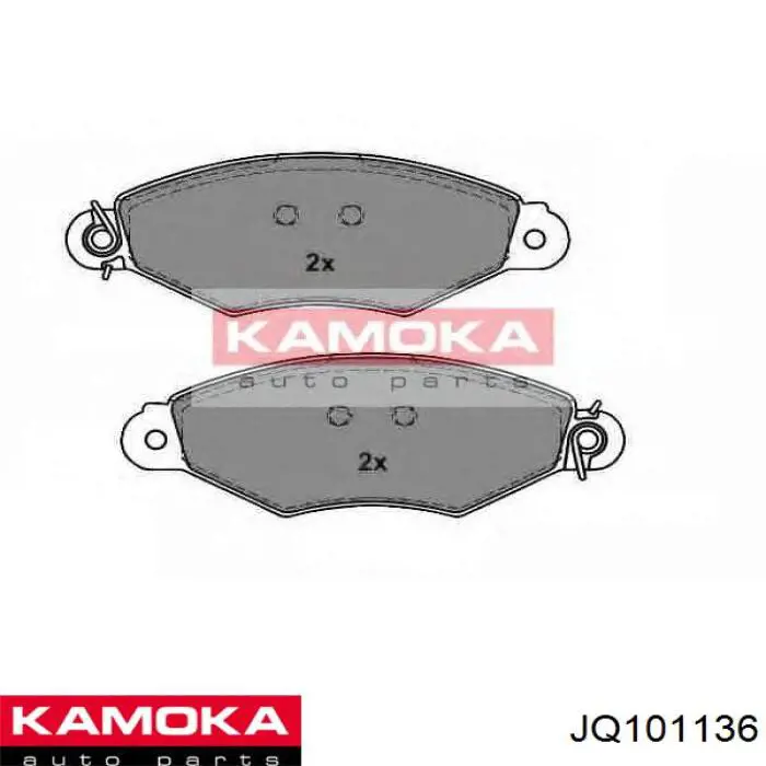 Колодки дисковые  Kamoka JQ101136 цена, от 15.40 USD