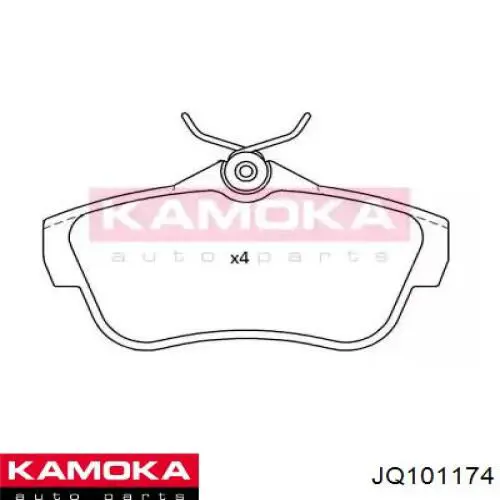 JQ101174 Kamoka Колодки тормозные дисковые комплект