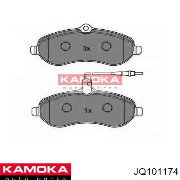 Колодки дисковые  Kamoka JQ101174 цена, от 16.53 USD