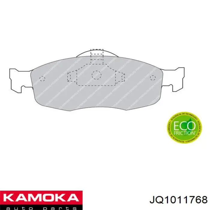 Передние тормозные колодки JQ1011768 Kamoka