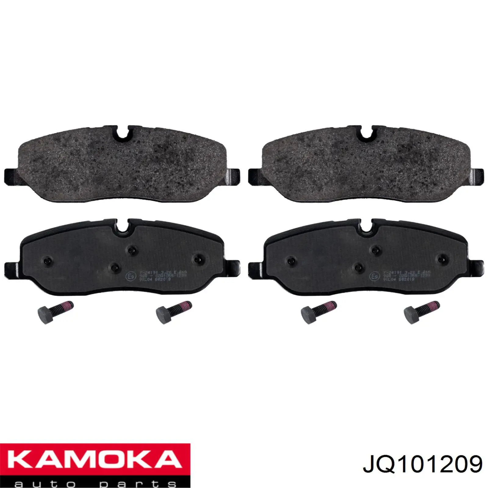 JQ101209 Kamoka передние тормозные колодки