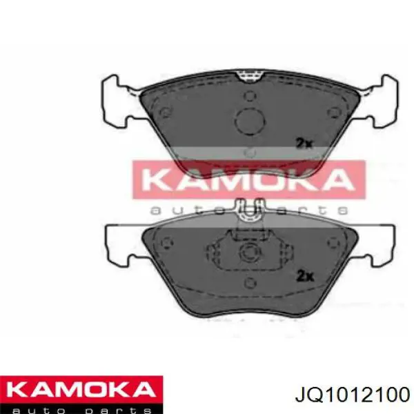 JQ1012100 Kamoka колодки тормозные передние дисковые
