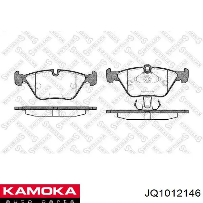 JQ1012146 Kamoka колодки тормозные передние дисковые