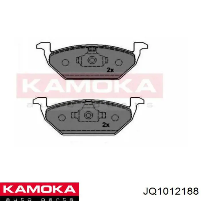 JQ1012188 Kamoka колодки тормозные передние дисковые