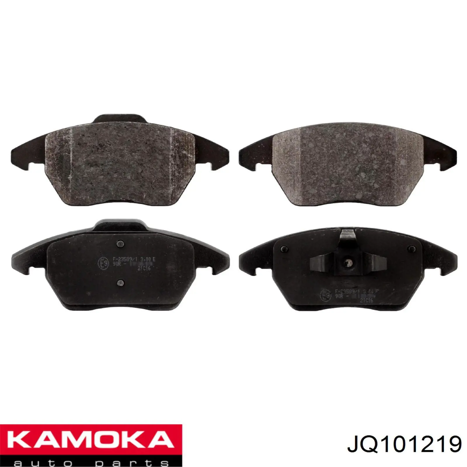 JQ101219 Kamoka колодки тормозные передние дисковые