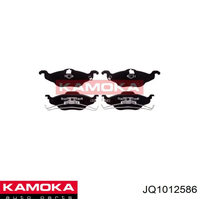 Передние тормозные колодки JQ1012586 Kamoka