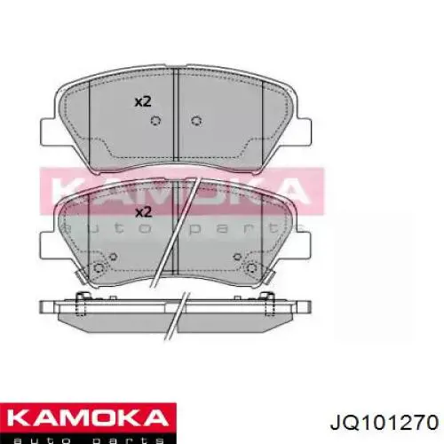 Передние тормозные колодки JQ101270 Kamoka