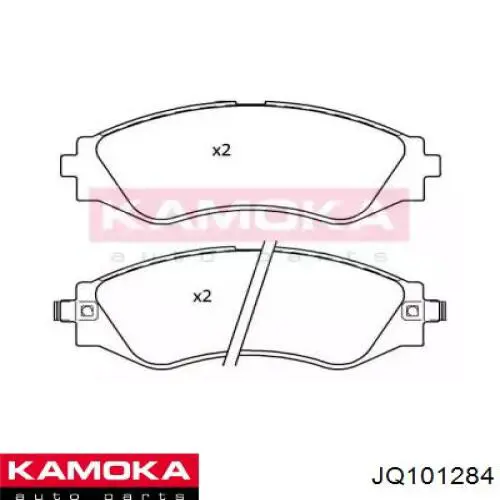 JQ101284 Kamoka передние тормозные колодки