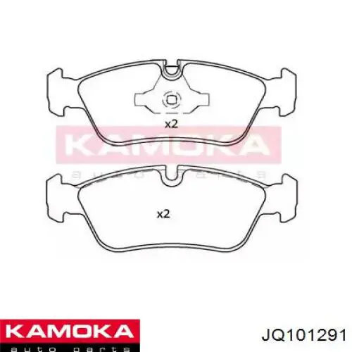 JQ101291 Kamoka колодки тормозные передние дисковые