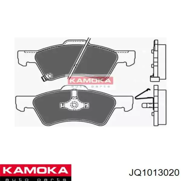 Передние тормозные колодки JQ1013020 Kamoka