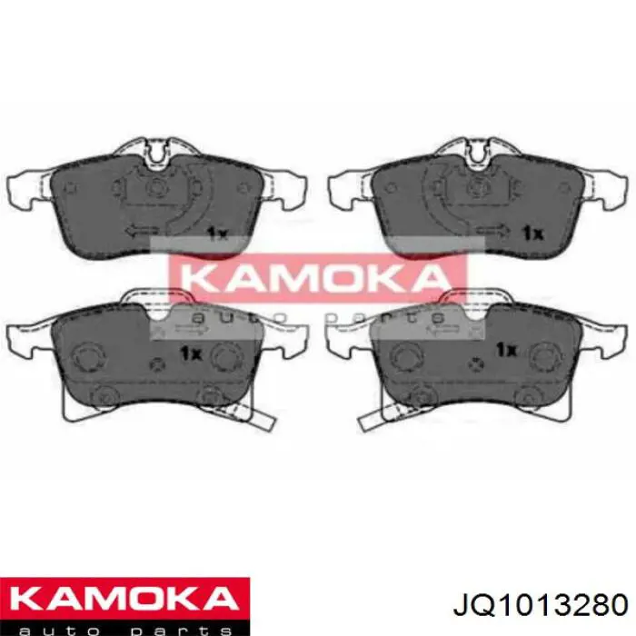 Передние тормозные колодки JQ1013280 Kamoka