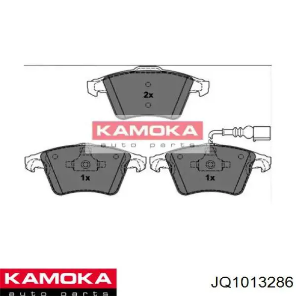 Передние тормозные колодки JQ1013286 Kamoka