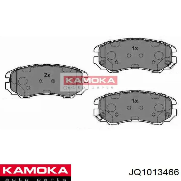 Передние тормозные колодки JQ1013466 Kamoka