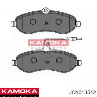 Передние тормозные колодки JQ1013542 Kamoka