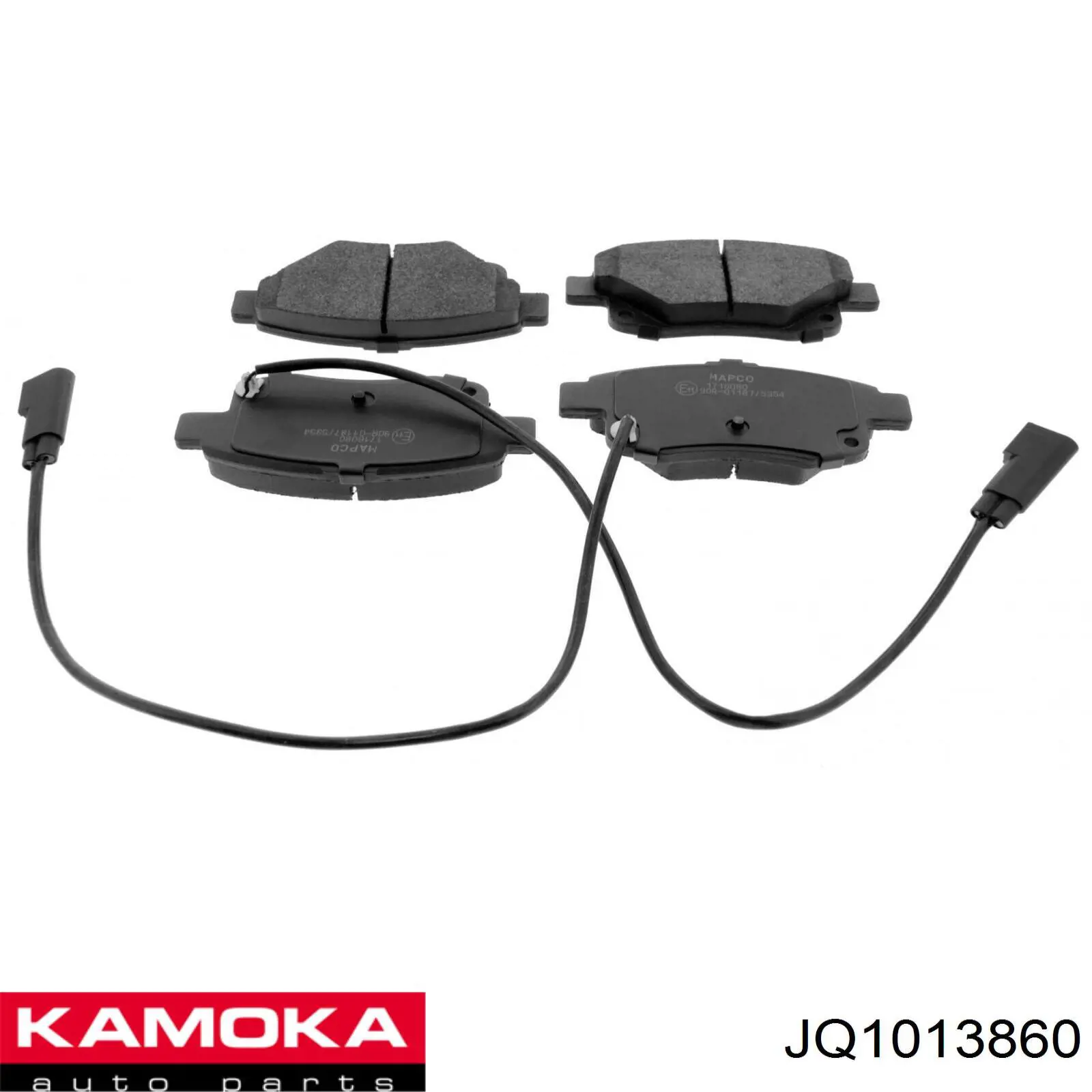 Купить JQ1013860 Kamoka Колодки тормозные задние, дисковые