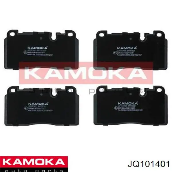 Передние тормозные колодки JQ101401 Kamoka