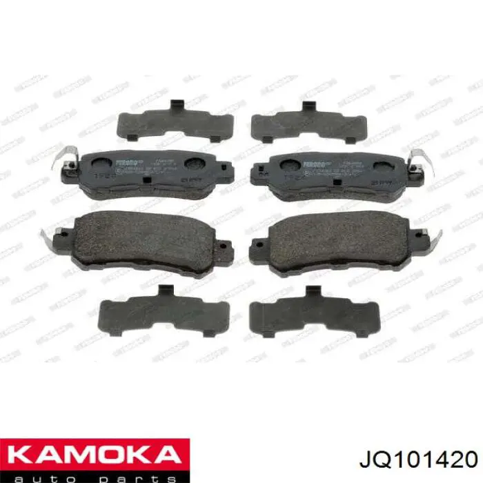 Pastillas de freno traseras JQ101420 Kamoka