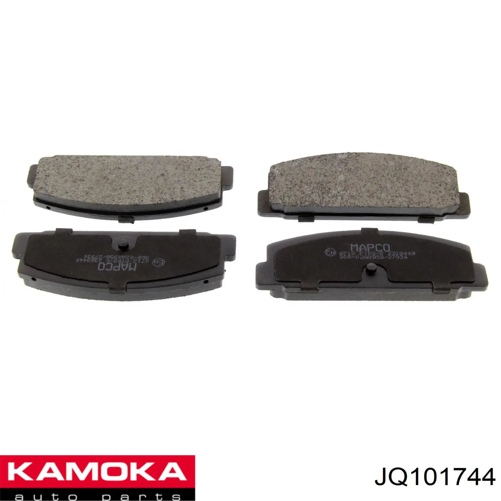 Купить JQ101744 Kamoka Колодки тормозные задние, дисковые