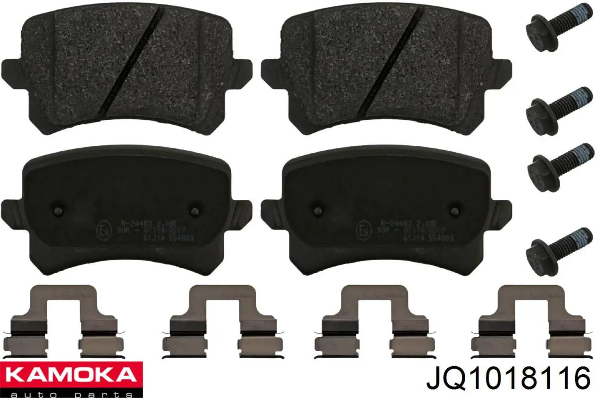 Колодки дисковые  Kamoka JQ1018116 цена, от 25.42 USD