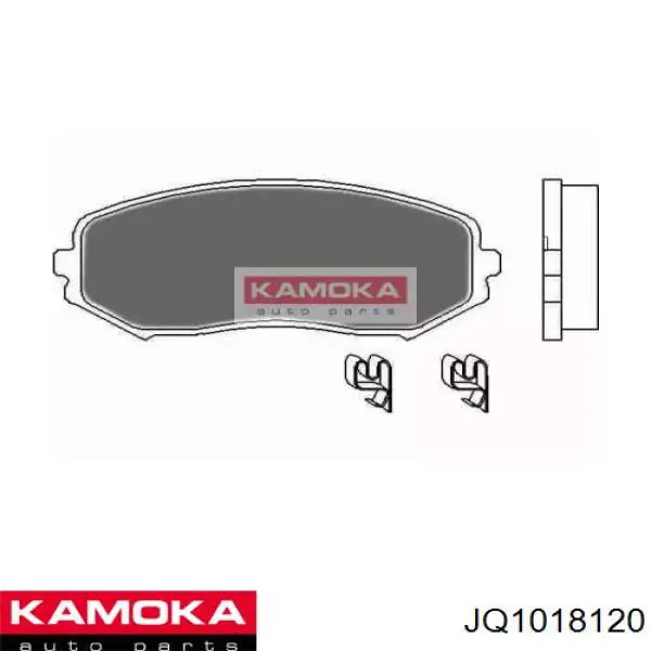 Передние тормозные колодки JQ1018120 Kamoka