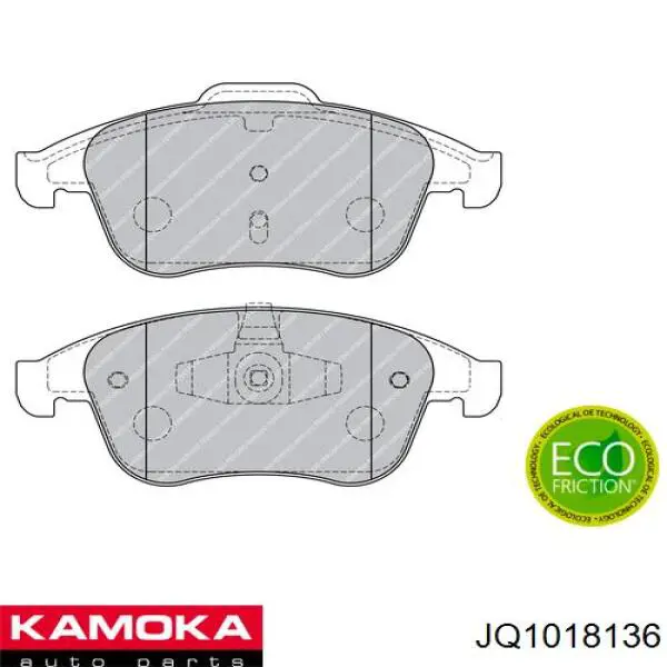 Колодки Kamoka JQ1018136 цена, от 20.95 USD