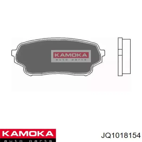 Передние тормозные колодки JQ1018154 Kamoka