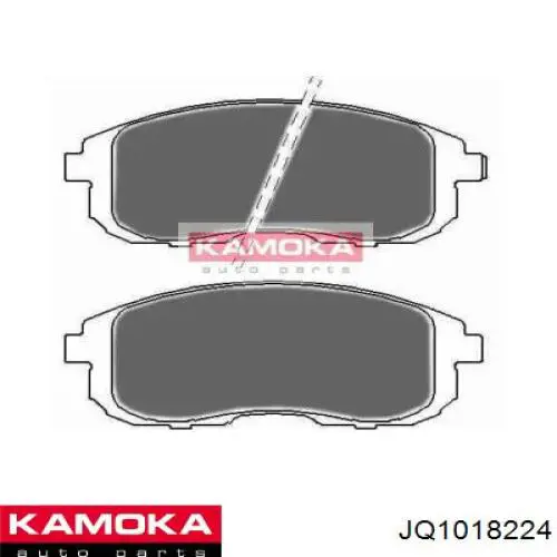 Pastillas de freno delanteras JQ1018224 Kamoka