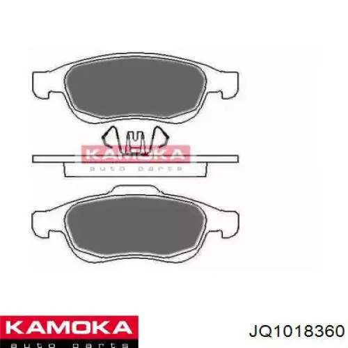 JQ1018360 Kamoka колодки тормозные передние дисковые