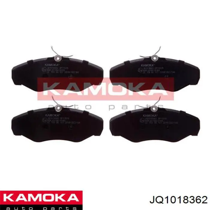 Pastillas de freno delanteras JQ1018362 Kamoka