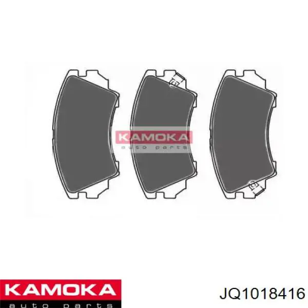 Передние тормозные колодки JQ1018416 Kamoka