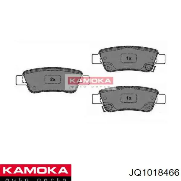 Задние тормозные колодки JQ1018466 Kamoka