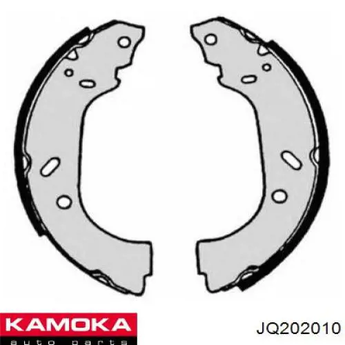 Купить JQ202010 Kamoka Задние барабанные тормозные колодки