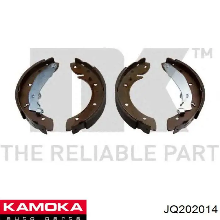 Купить JQ202014 Kamoka Задние барабанные тормозные колодки