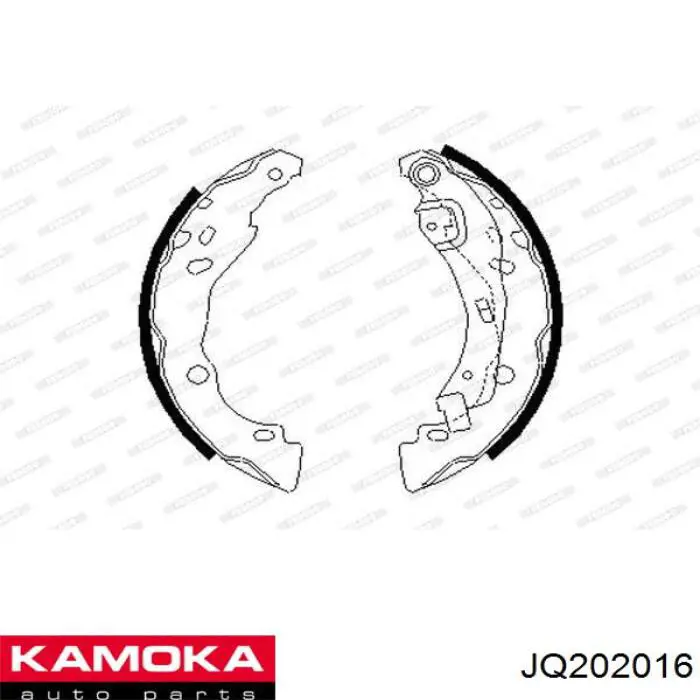 Тормоза рабочие задние ножные и тормозные барабаны Kamoka JQ202016 цена, от 17.62 USD