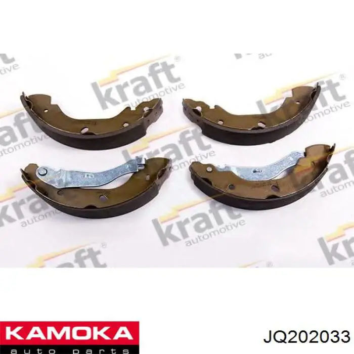Купить JQ202033 Kamoka Задние барабанные тормозные колодки