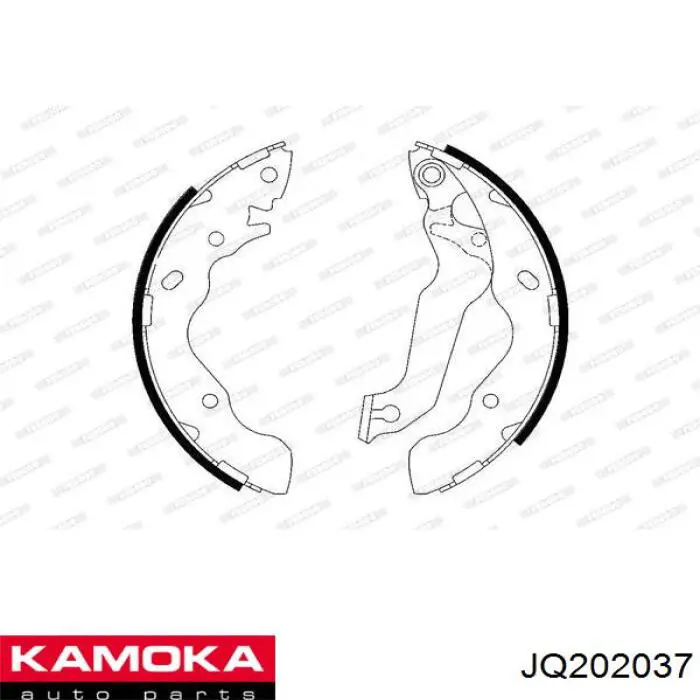 Тормоза рабочие задние ножные и тормозные барабаны Kamoka JQ202037 цена, от 16.22 USD