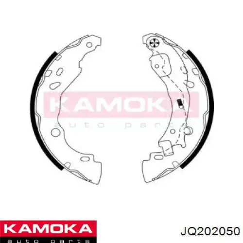 Задние барабанные колодки JQ202050 Kamoka