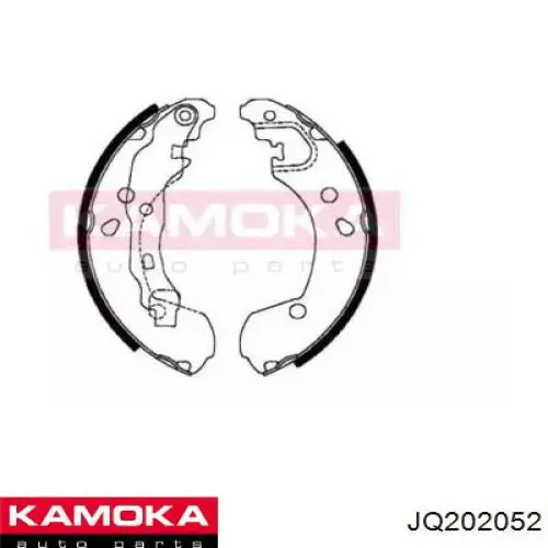 JQ202052 Kamoka колодки тормозные задние барабанные