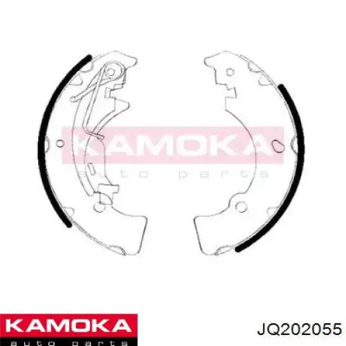 JQ202055 Kamoka Барабанные тормозные колодки