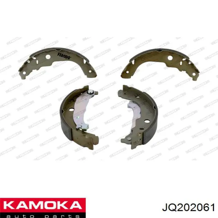 Тормоза рабочие задние ножные и тормозные барабаны Kamoka JQ202061 цена, от 22.16 USD