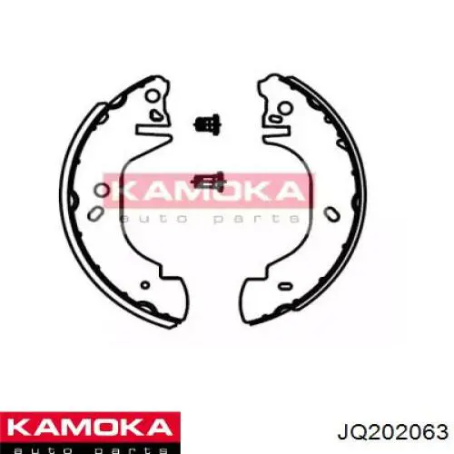 JQ202063 Kamoka колодки тормозные задние барабанные