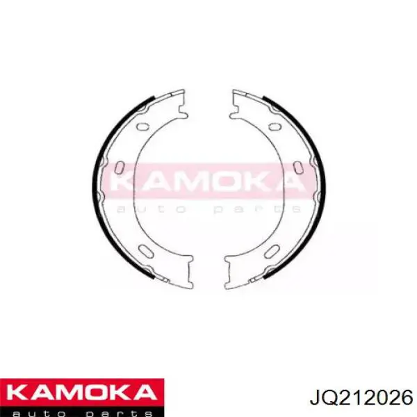 JQ212026 Kamoka колодки ручника (стояночного тормоза)