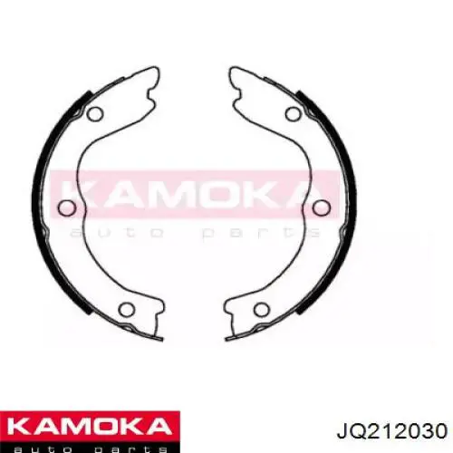 JQ212030 Kamoka колодки ручника (стояночного тормоза)