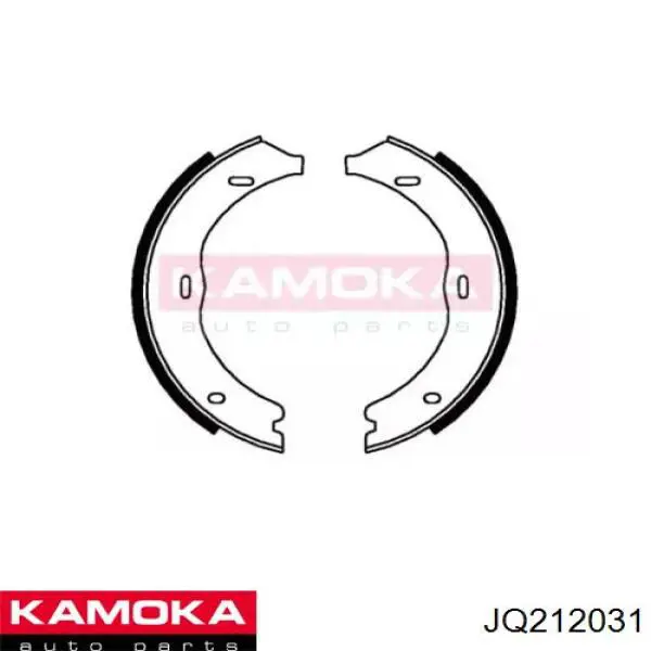 JQ212031 Kamoka колодки ручника (стояночного тормоза)