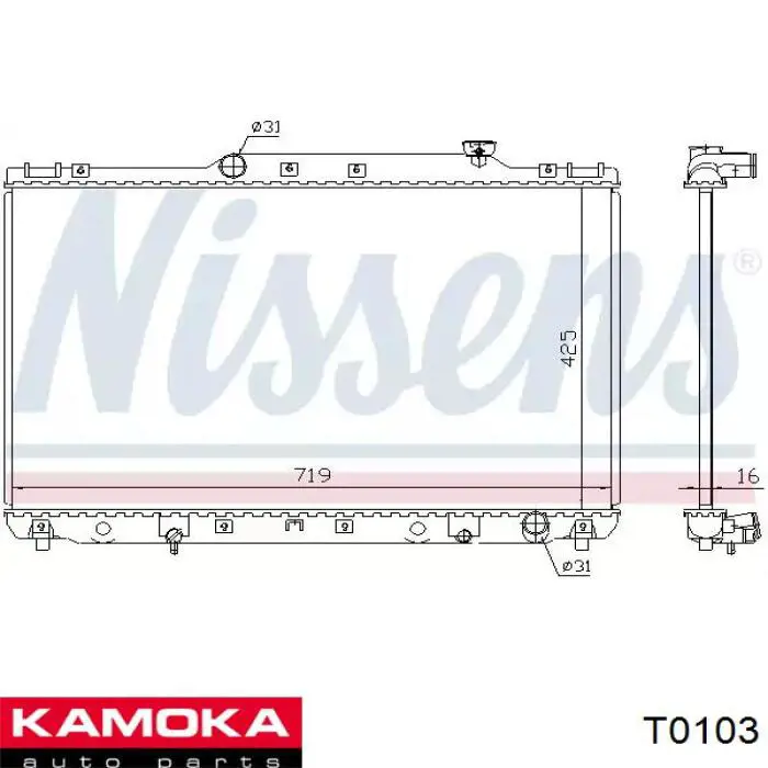 Водяной насос Kamoka T0103